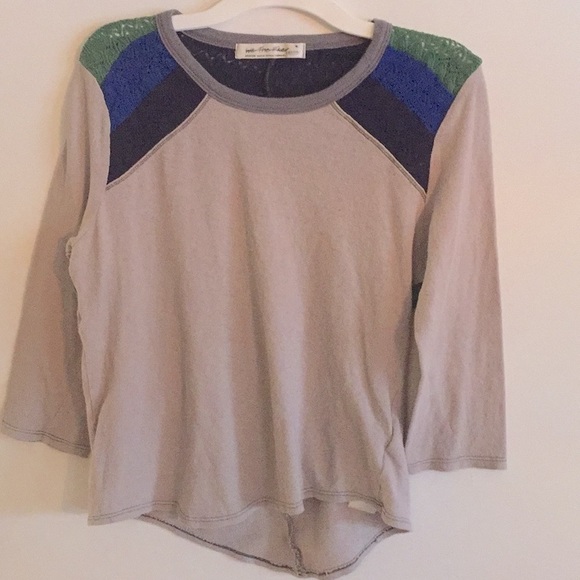 Free People Rainbow Knit In White Combo Top - Picture 9 of 15
